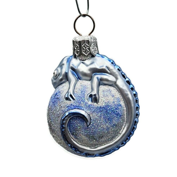 Patricia Breen Miniature Chameleon Surprise Clouds Christmas Tree Ornament - Picture 1 of 7